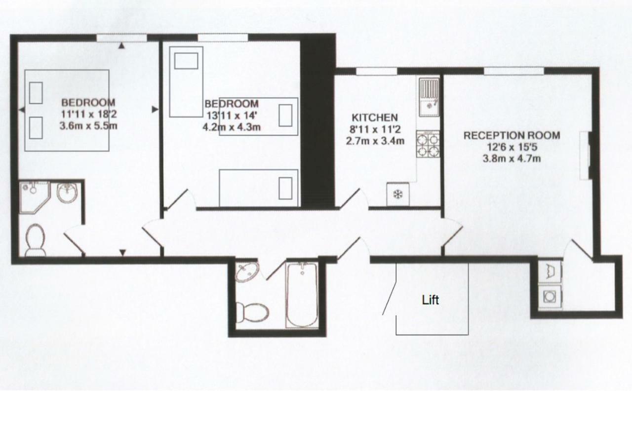 Georgian House - Fantastic Central Apartment With Fabulous Views باث المظهر الخارجي الصورة